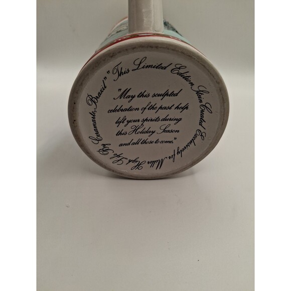 Miller High Life Beer Stein Christmas Holiday Winter Scene Ceramarte - Picture 4 of 4